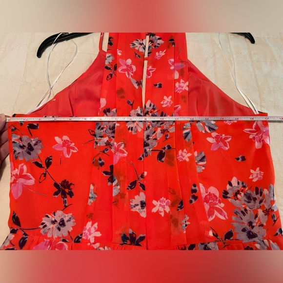 EUC Vince Camuto Floral-Print Chiffon High-Low Maxi
Dress, Size 6 - Picture 11 of 12